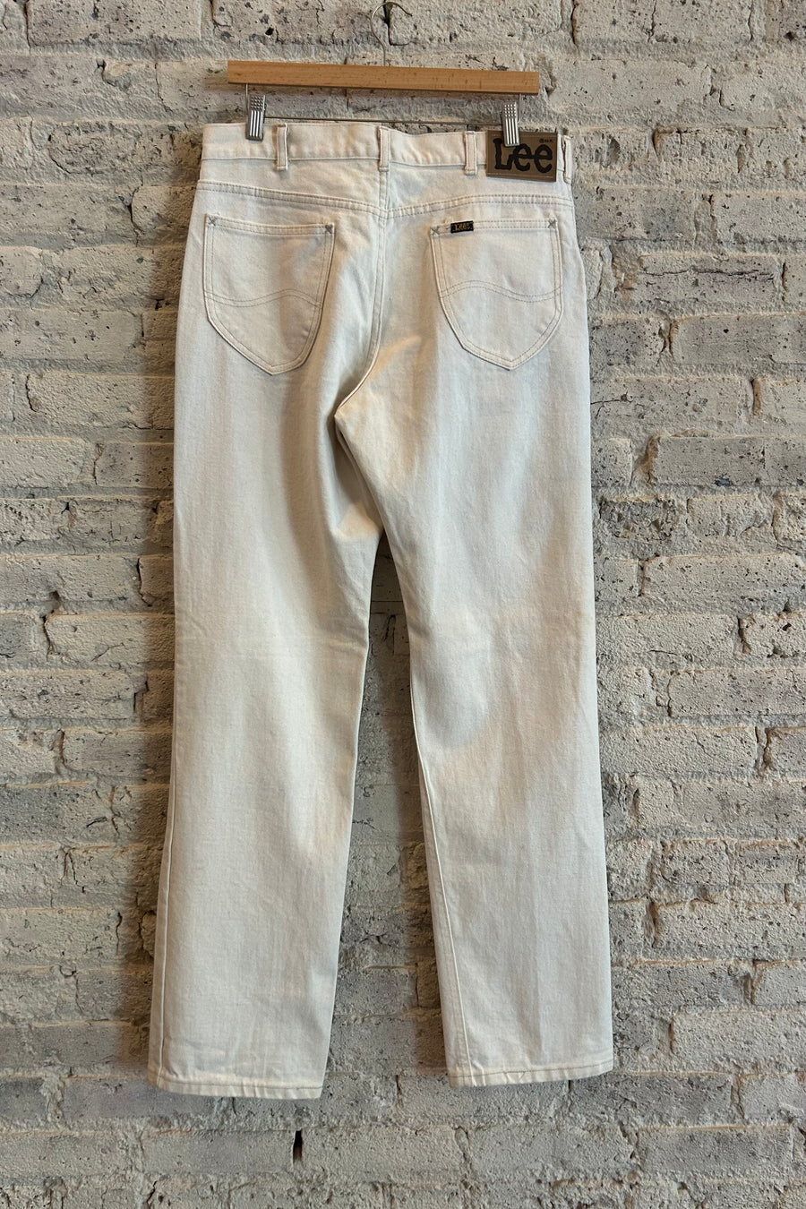 Wesley Supply Co 1980's Lee Straight Leg Jean in Off White - Notre