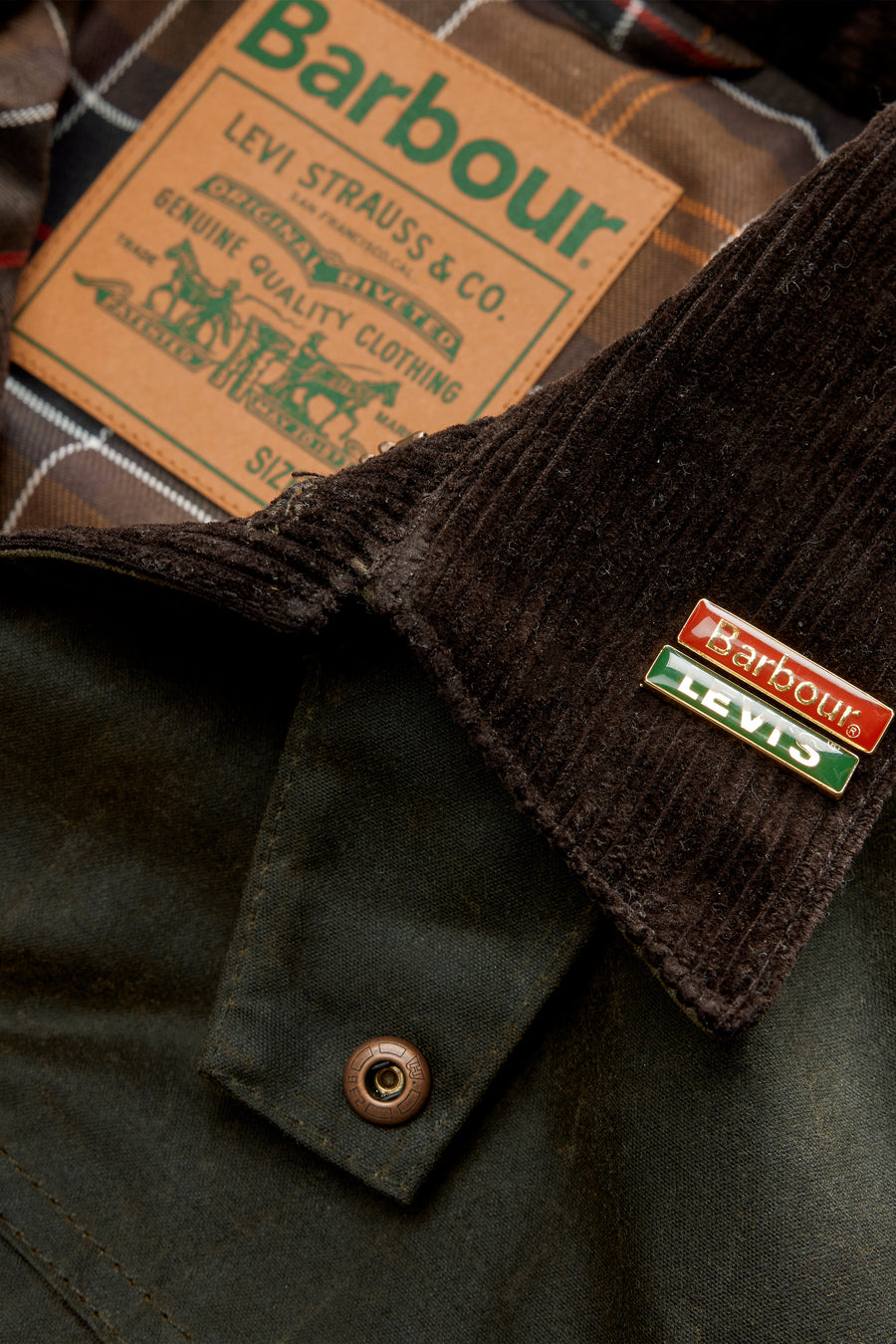 Barbour Type II Wax Jacket in Olive Green