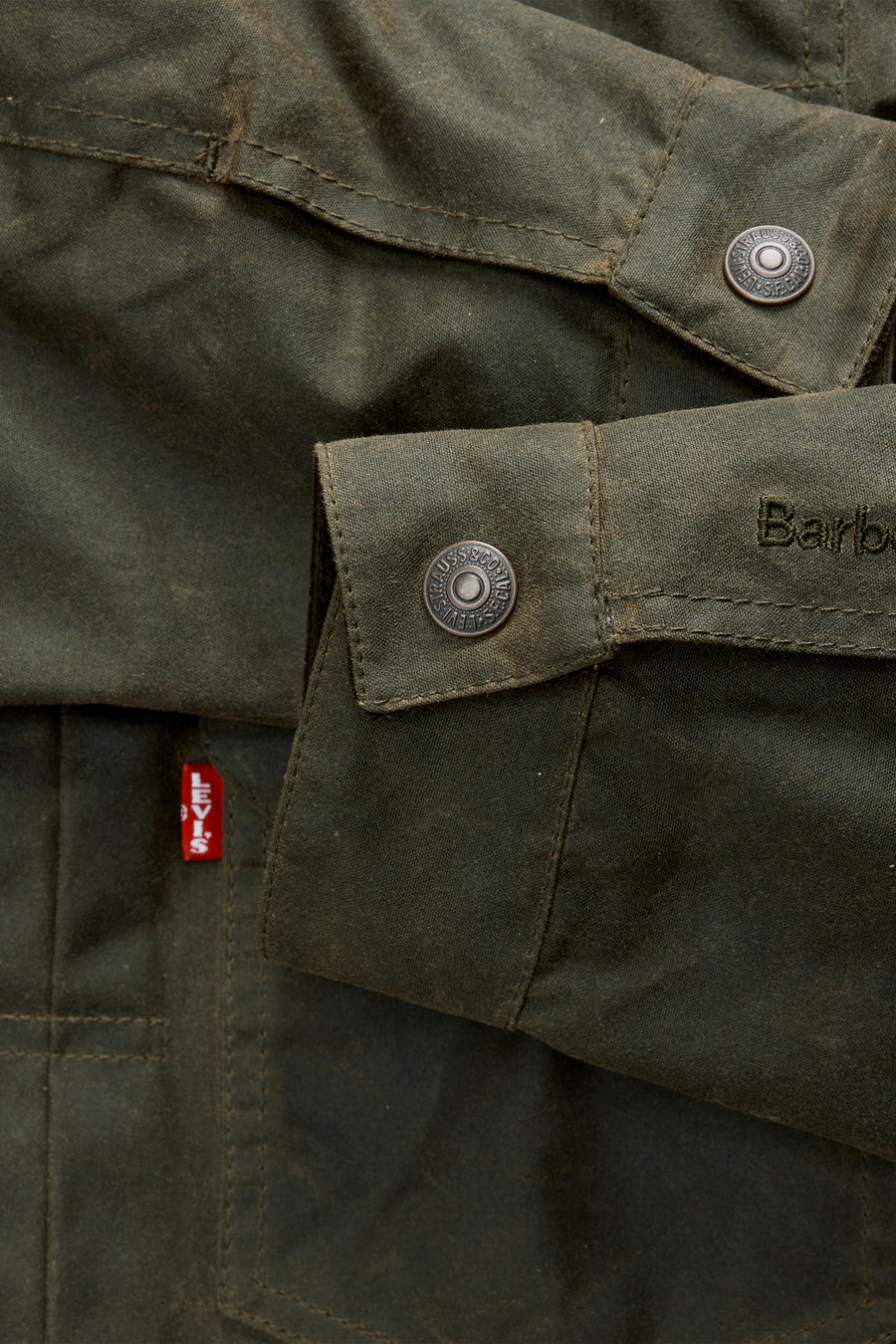 Barbour Type II Wax Jacket in Olive Green