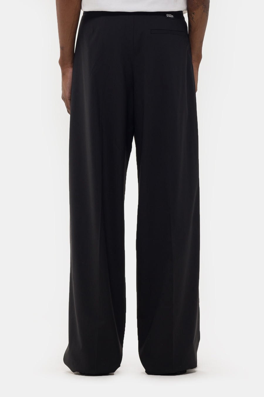 032C 032C Office Attire Wide Leg Suit Pant in Black - Notre