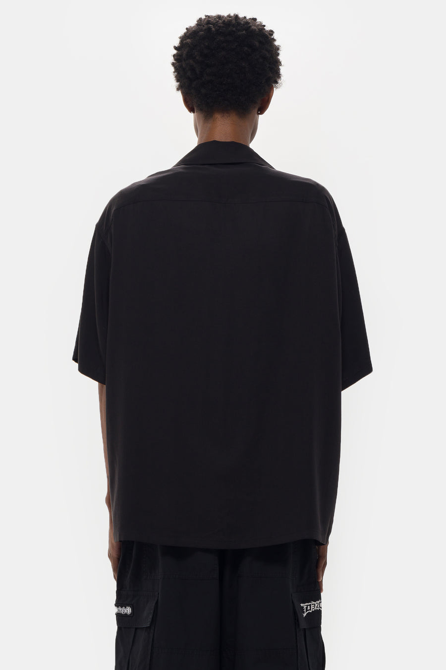 032C 111 Bowling Shirt in Black - Notre