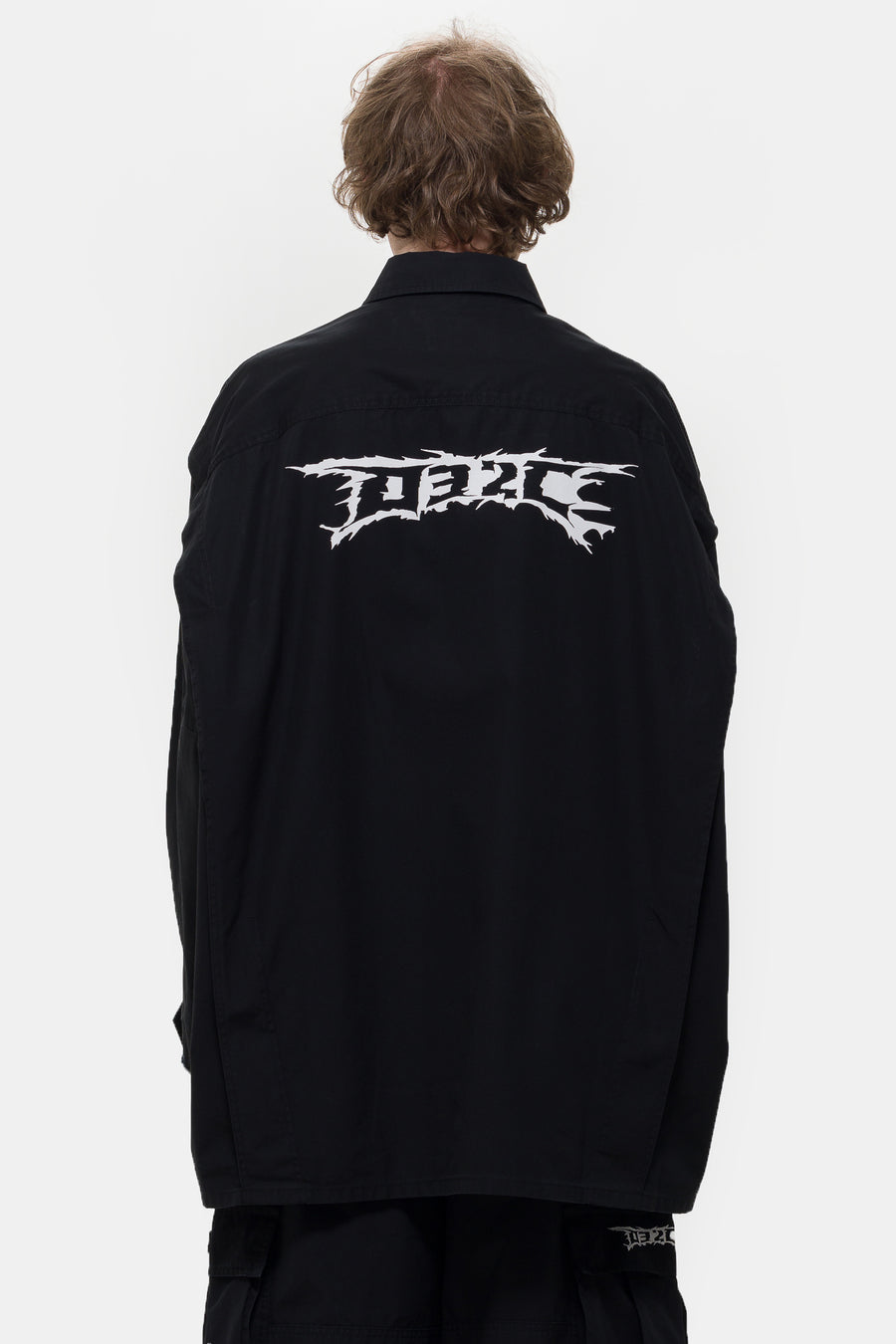 032C Intermission Cargo Overshirt in Black - Notre