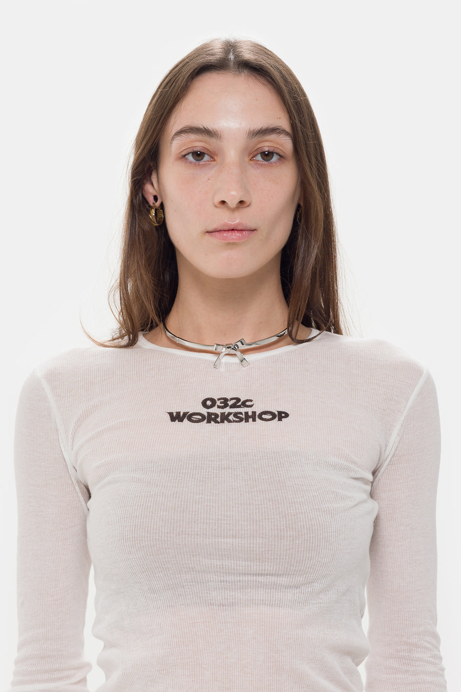 032C Bow Choker in Silver - Notre