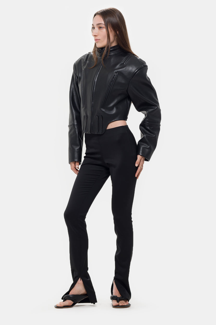 032C Trapeze Too Tight Suit Pant in Black - Notre