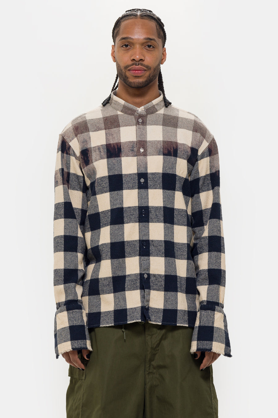 424 424 Tunic in Tea Check - Notre