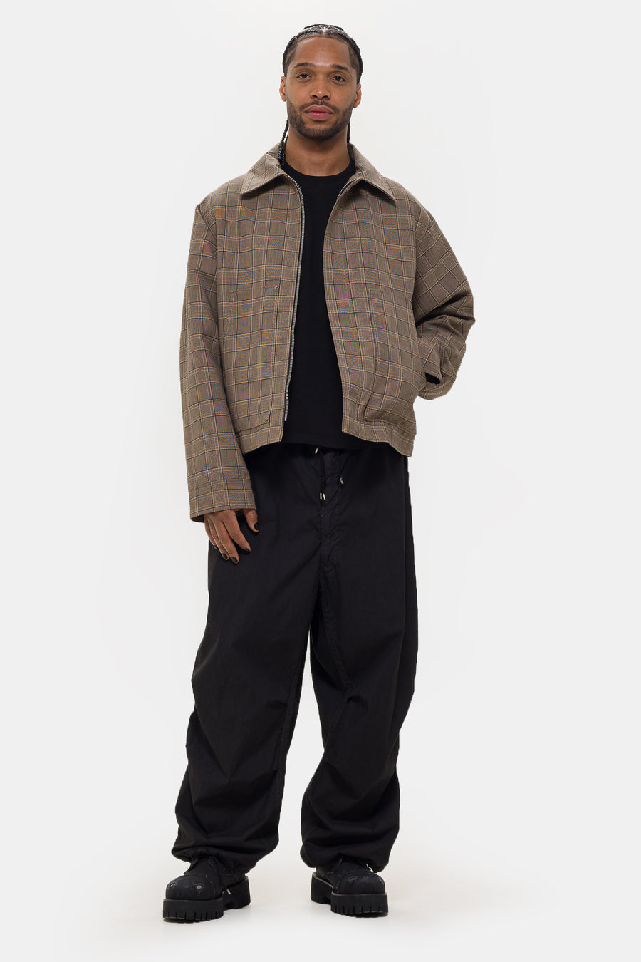 424 Chore Jacket in Brown Check - Notre