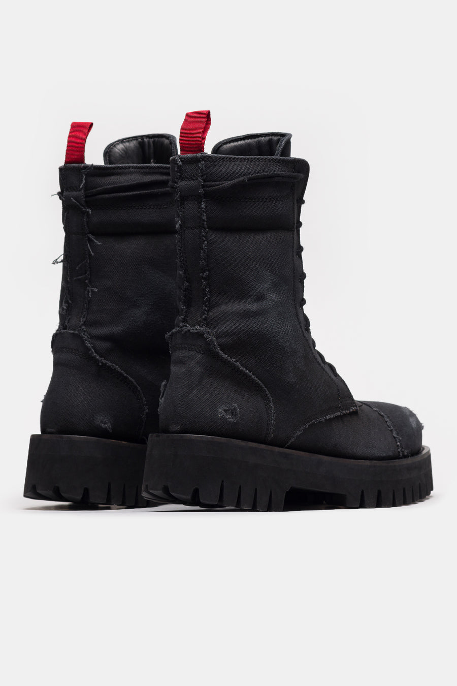 424 X Boot in Distressed Black - Notre