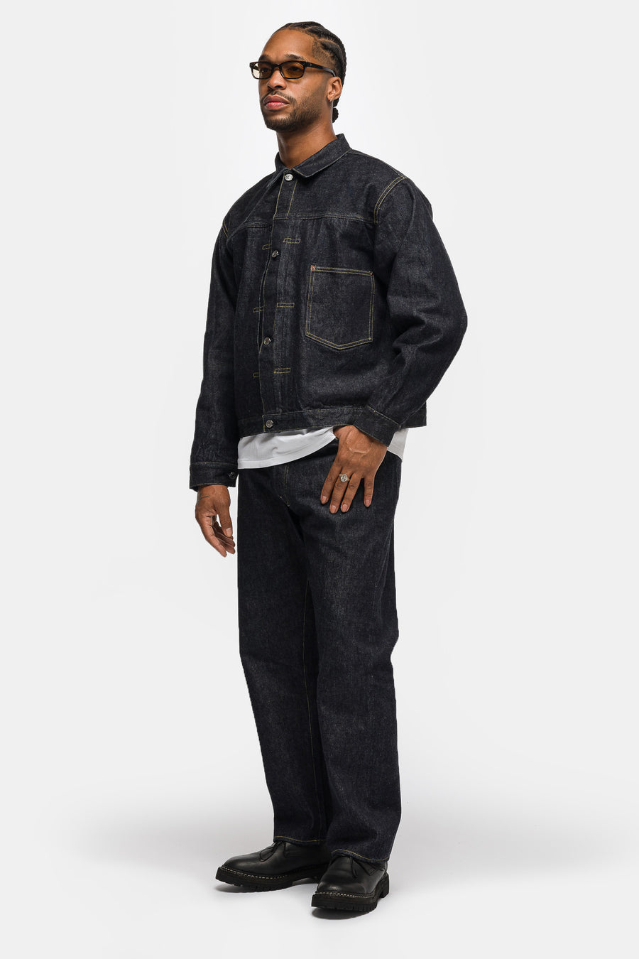 1st Type Denim Jacket in One Wash Indigo