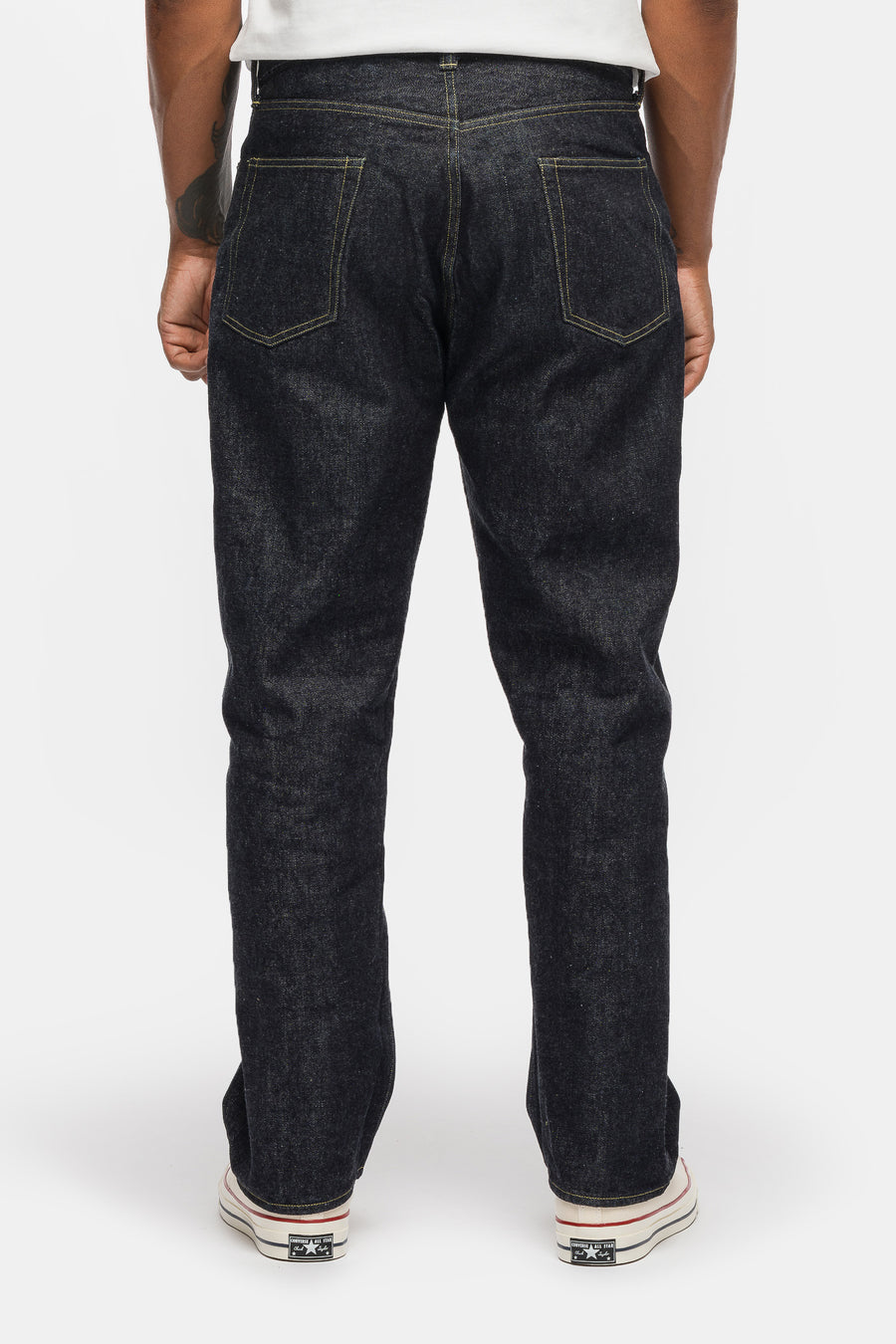 A. Presse Washed Denim Wide Pants in Indigo - Notre