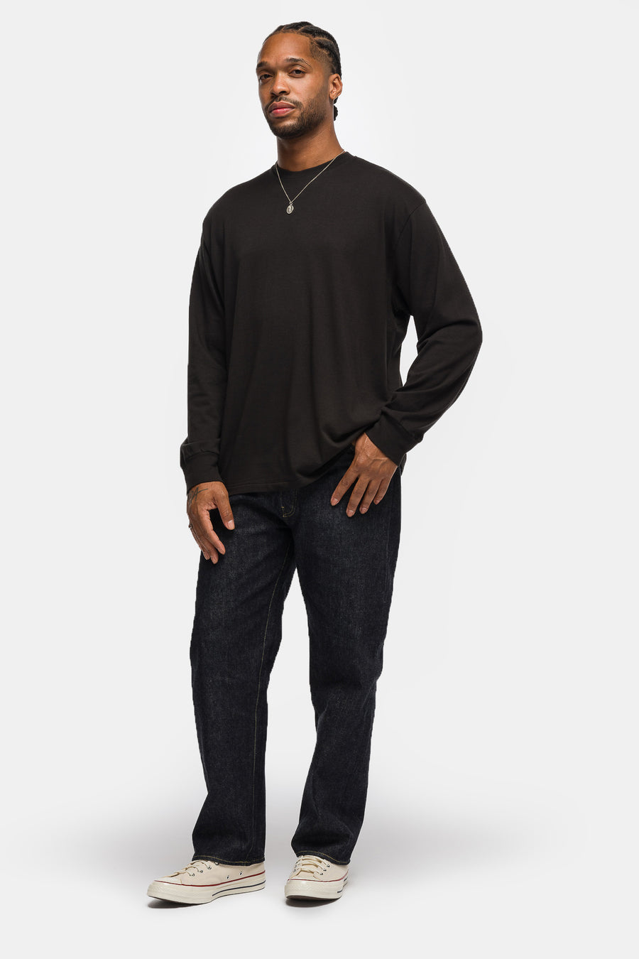 A. Presse Washed Denim Wide Pants in Indigo - Notre