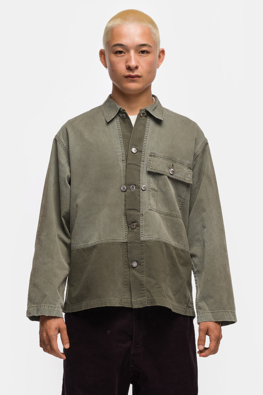 Vintage USMA HBT M-44 Jacket in Sage
