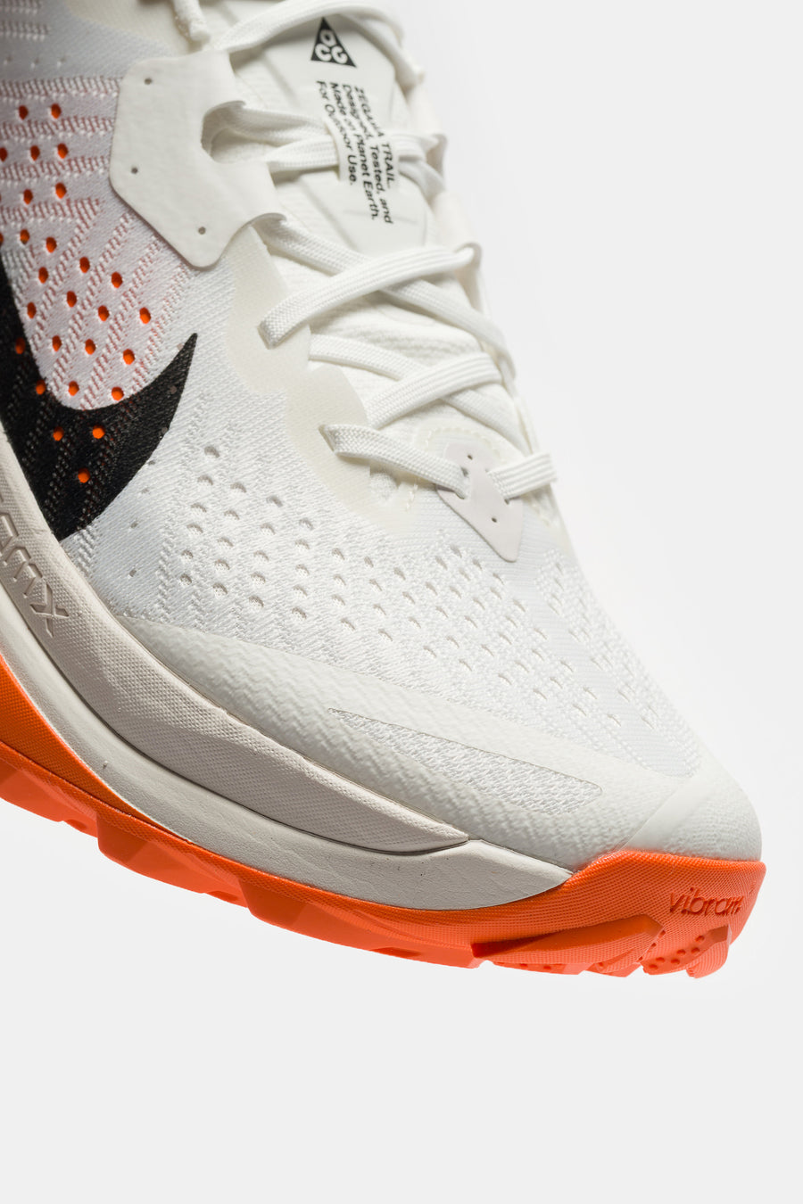 Nike ACG Zegama Sneaker in Summit White/Black/Phantom/Safety Orange - Notre