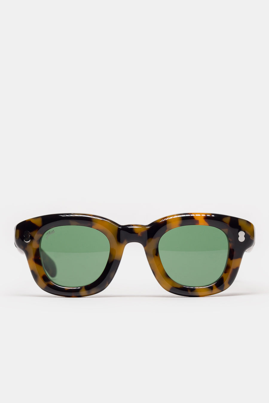 Akila Apollo Inflated Sunglasses in Havana/Green - Notre