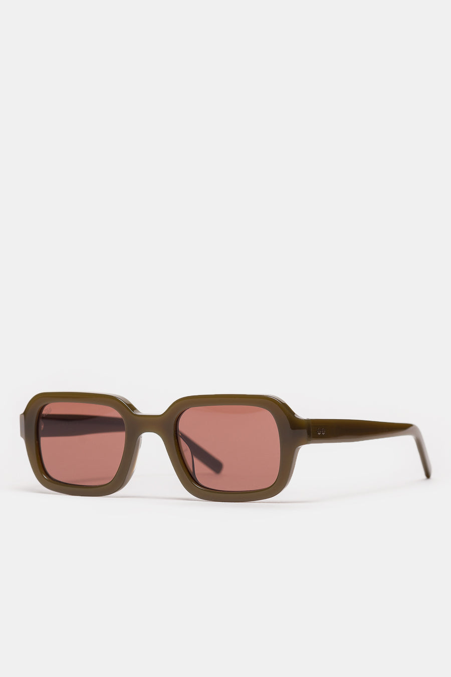 Akila Cascade Sunglasses in Olive/Dusty Rose - Notre