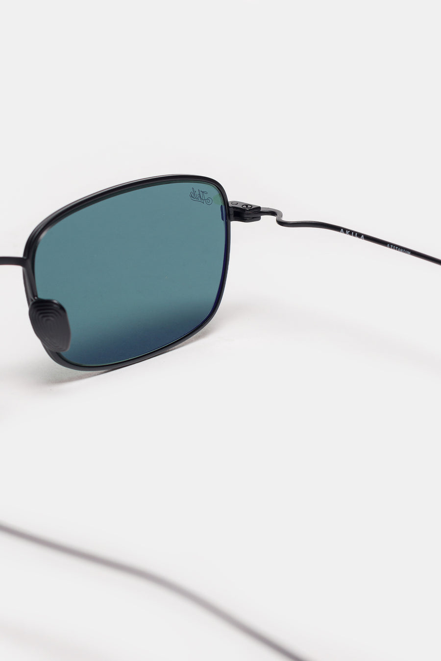 Akila Grace Sunglasses in Matte Black/Teal - Notre