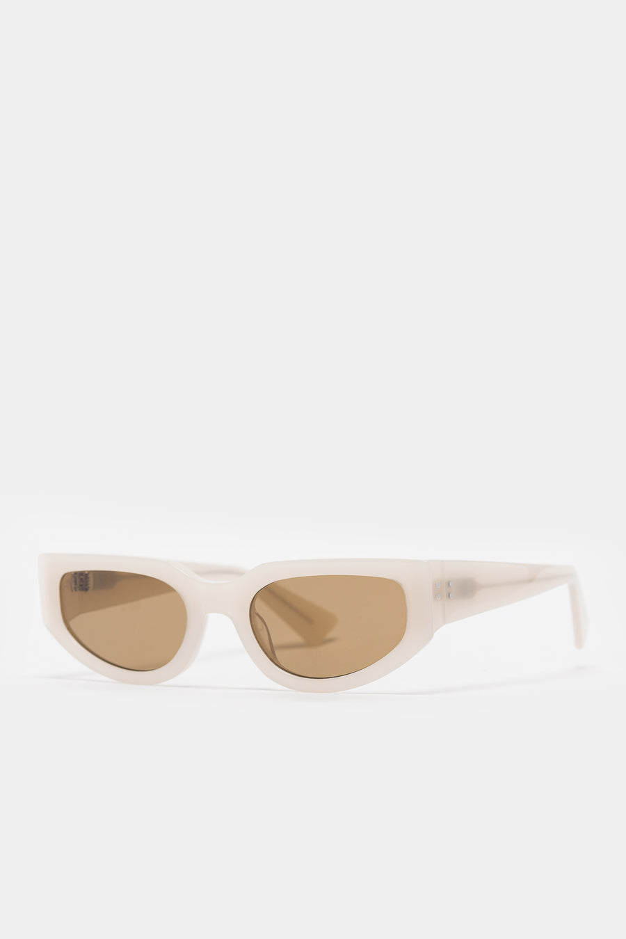 Akila Outsider Sunglasses in Ivory/Brown - Notre