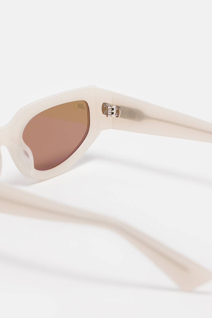 Akila Outsider Sunglasses in Ivory/Brown - Notre