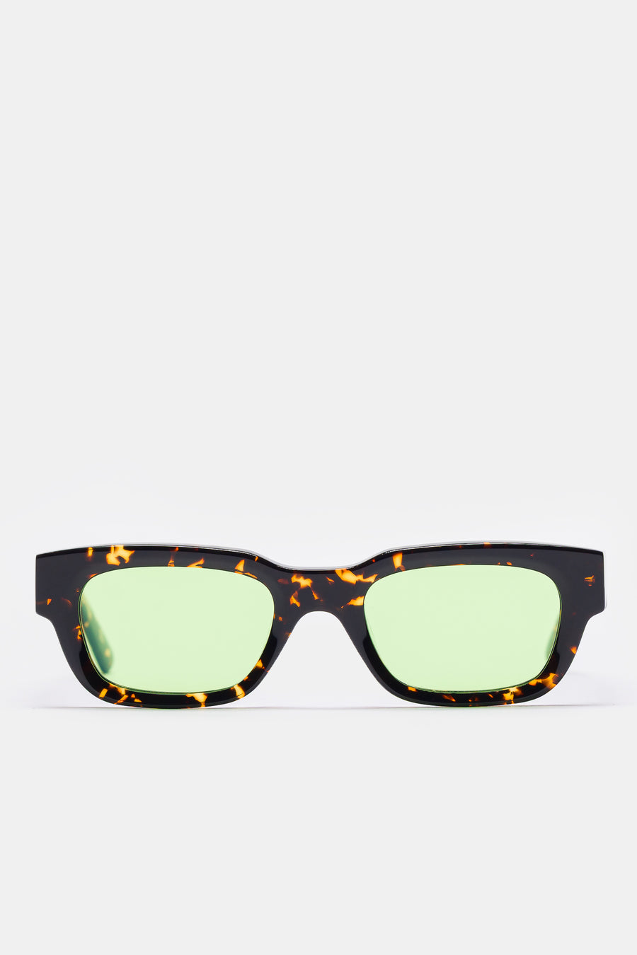 Akila Zed Sunglasses in Tokyo Tortoise/Apple Green - Notre