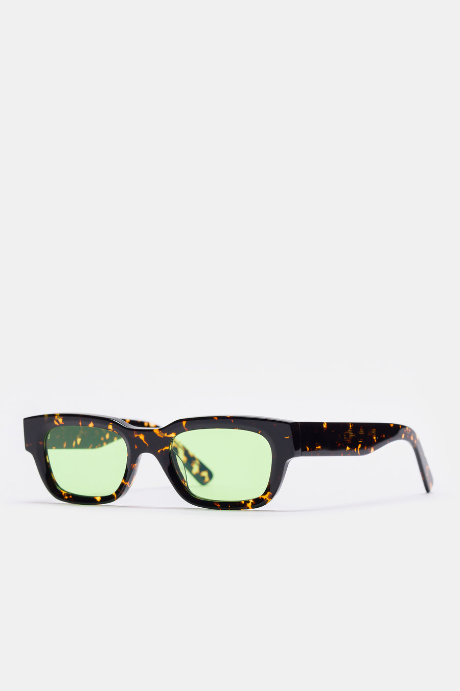 Akila Zed Sunglasses in Tokyo Tortoise/Apple Green - Notre