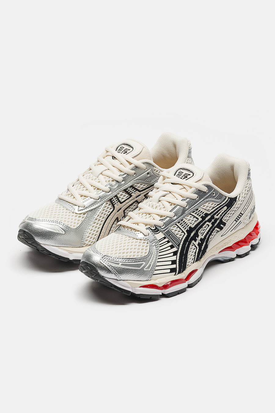 ASICS Lapstone and Hammer Gel-Kayano 12.1 Sneaker in Cream/Pure Silver - Notre