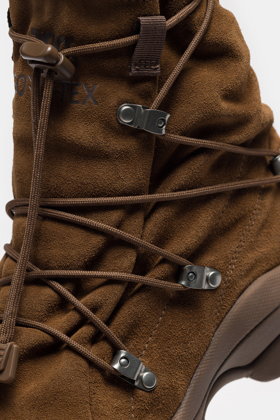 Nonnative Gel Yetitokyo Hi GTX Sneaker Boot in Brown Storm