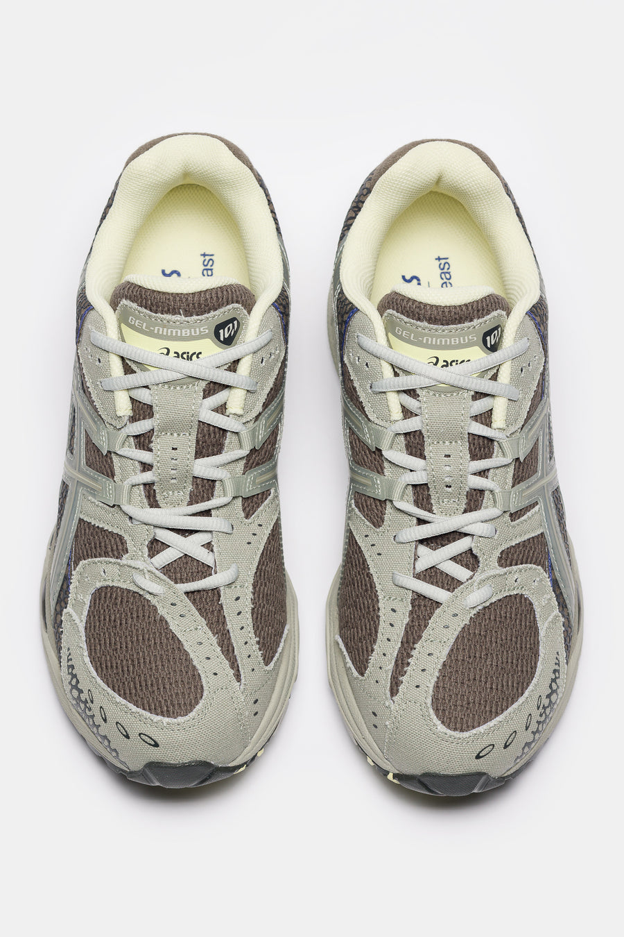 ASICS 18 East Gel-Nimbus 10.1 Sneaker in Canteen/Abbey Stone - Notre