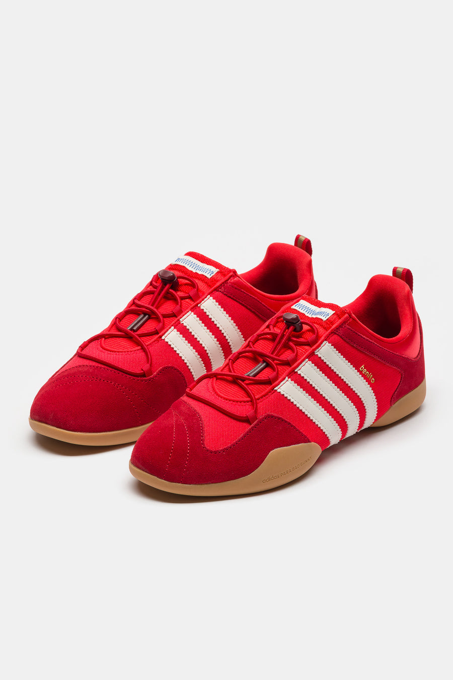 adidas Bad Bunny Ballerina Sneaker in Vivid Red/Chalk White/Power Red - Notre