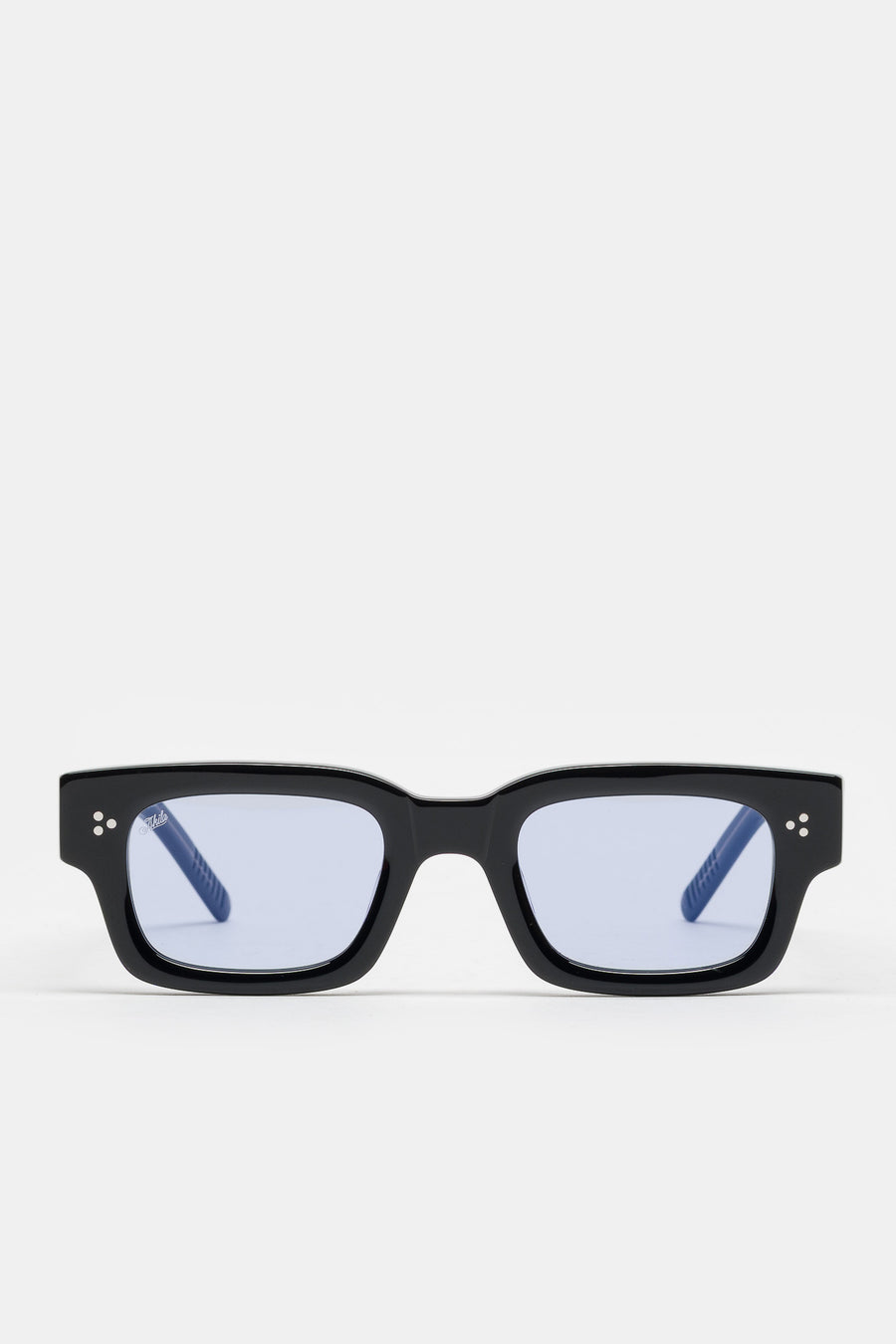 Akila Syndicate Sunglasses in Black/Sky Blue - Notre