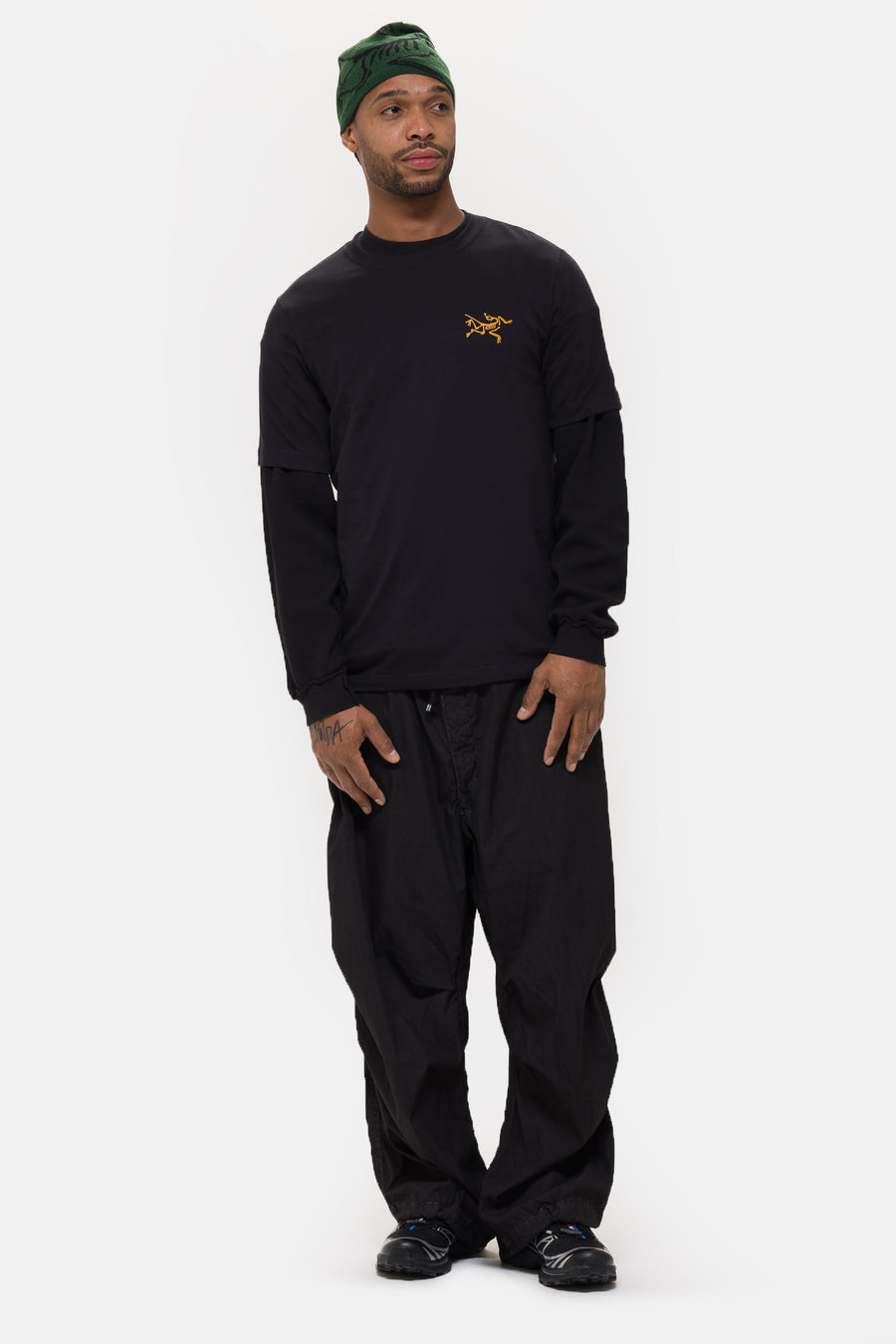 Arc'teryx Arc'Multi Bird Logo T-Shirt in Black - Notre