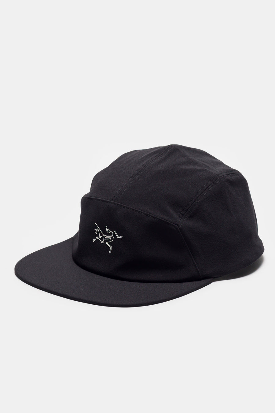 Gamma 5 Panel Cap in Black/Arctic Silk