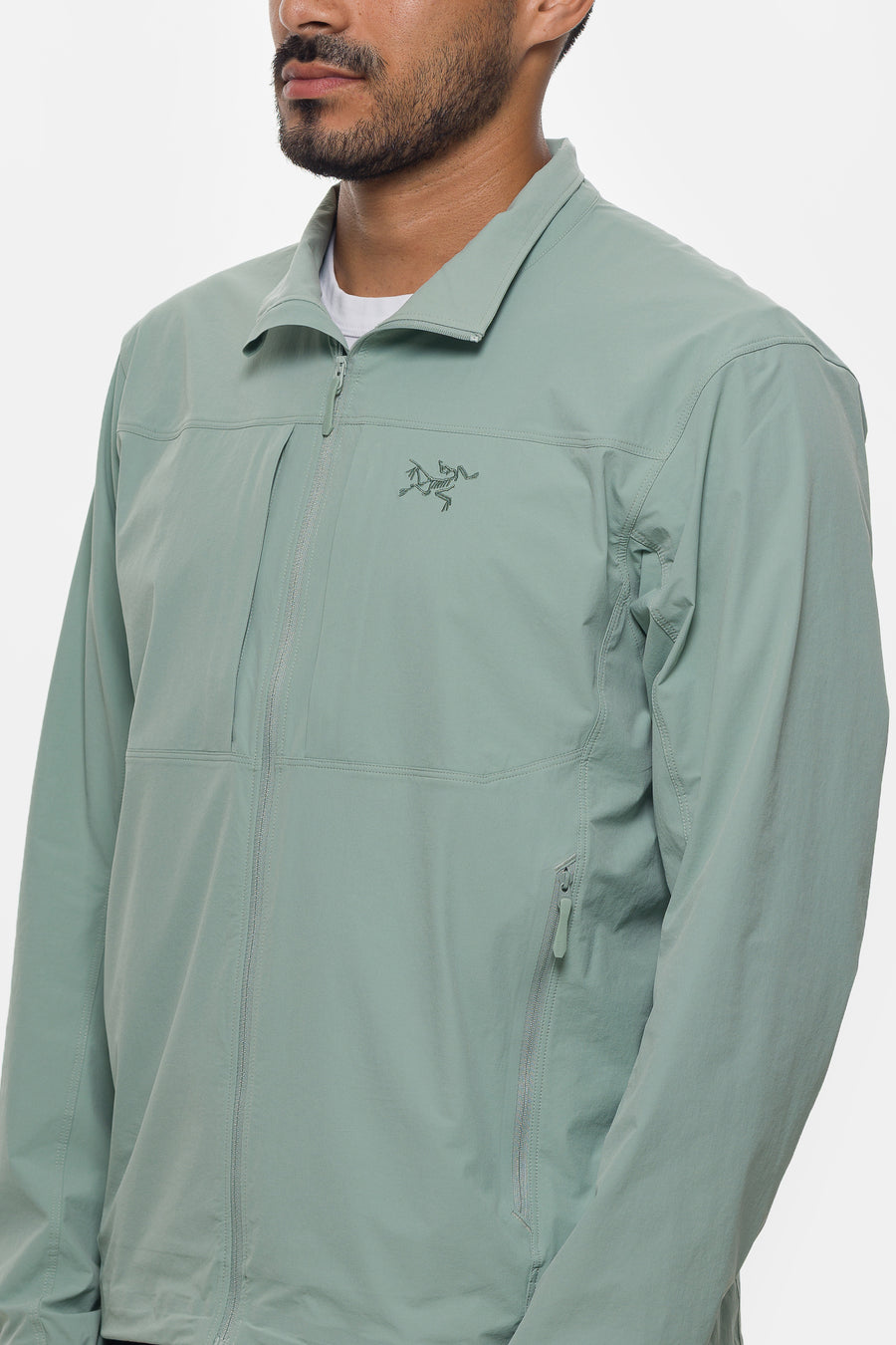 Arc'teryx Gamma Lightweight Jacket in Stone Green - Notre