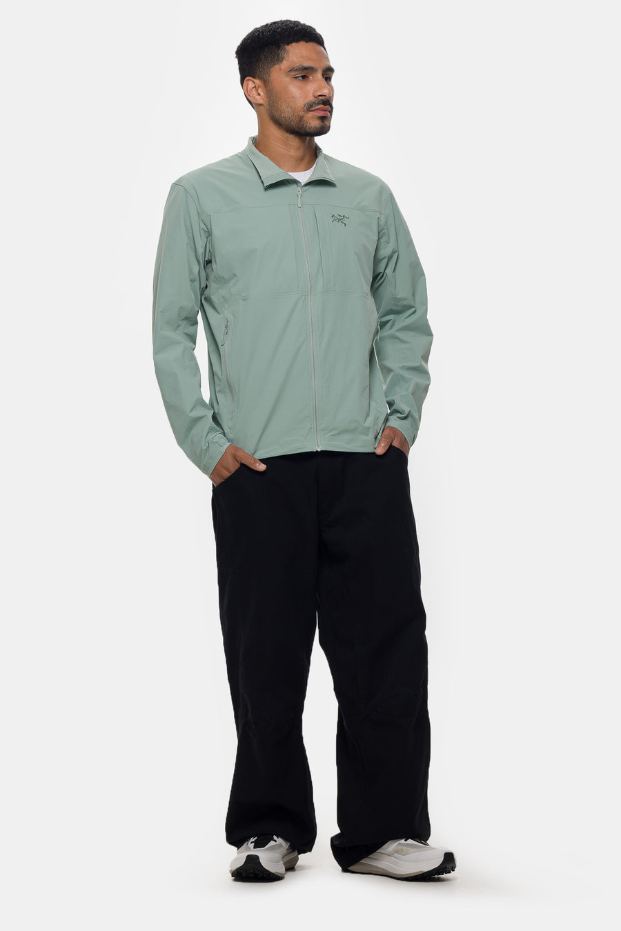 Arc'teryx Gamma Lightweight Jacket in Stone Green - Notre