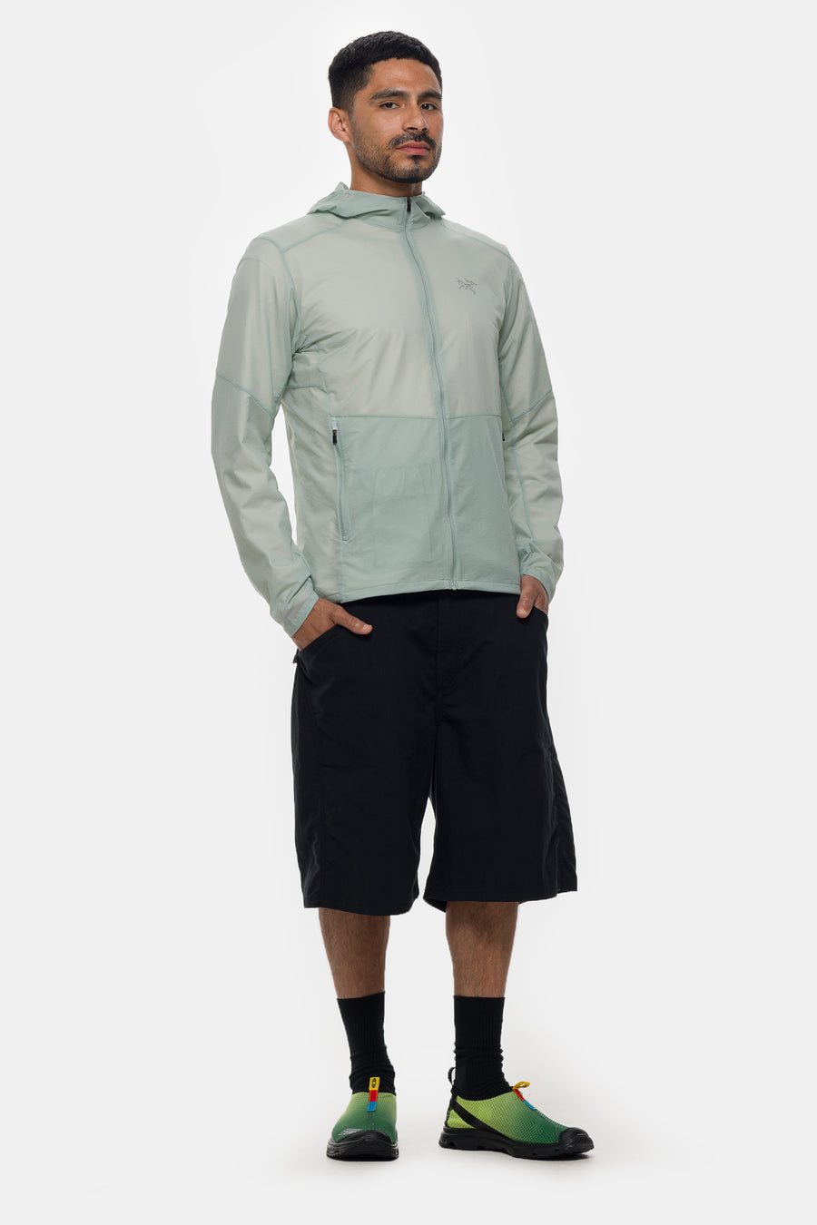 Arc'teryx Incendo Airshell Hoody in Stone Green - Notre