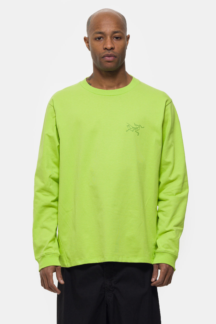 Arc'teryx Kragg Cotton Longsleeve T-Shirt in Mantis - Notre