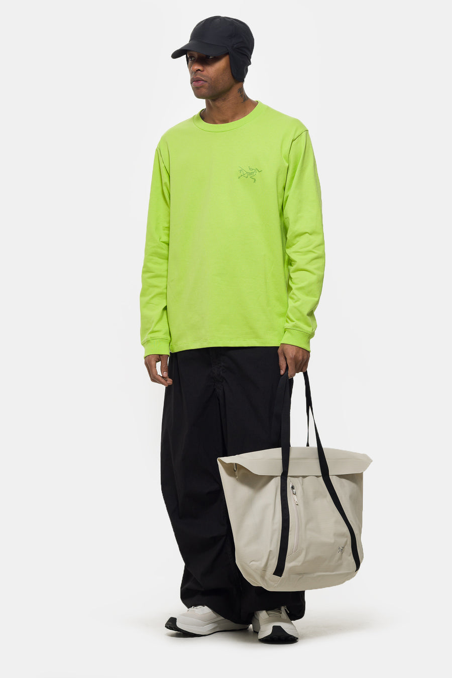 Arc'teryx Kragg Cotton Longsleeve T-Shirt in Mantis - Notre