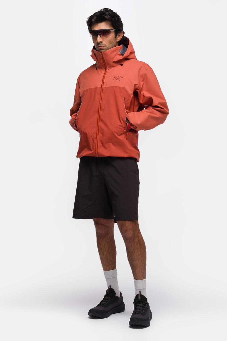 Beta AR Jacket in Stone Red/Dark Stone