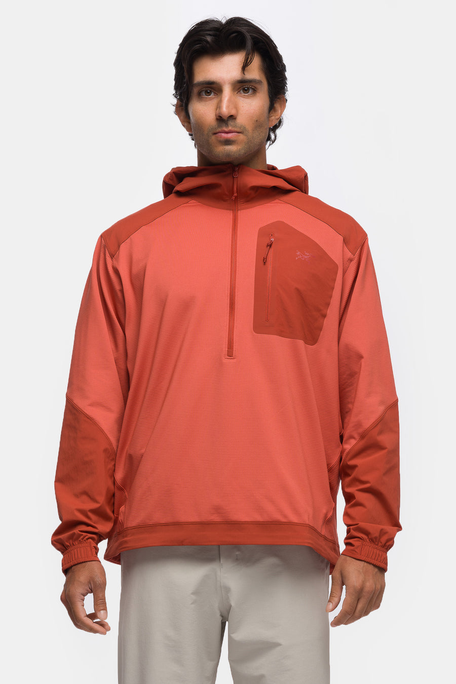 Konseal SL Pullover Hoody in Stone Red/Dark Stone