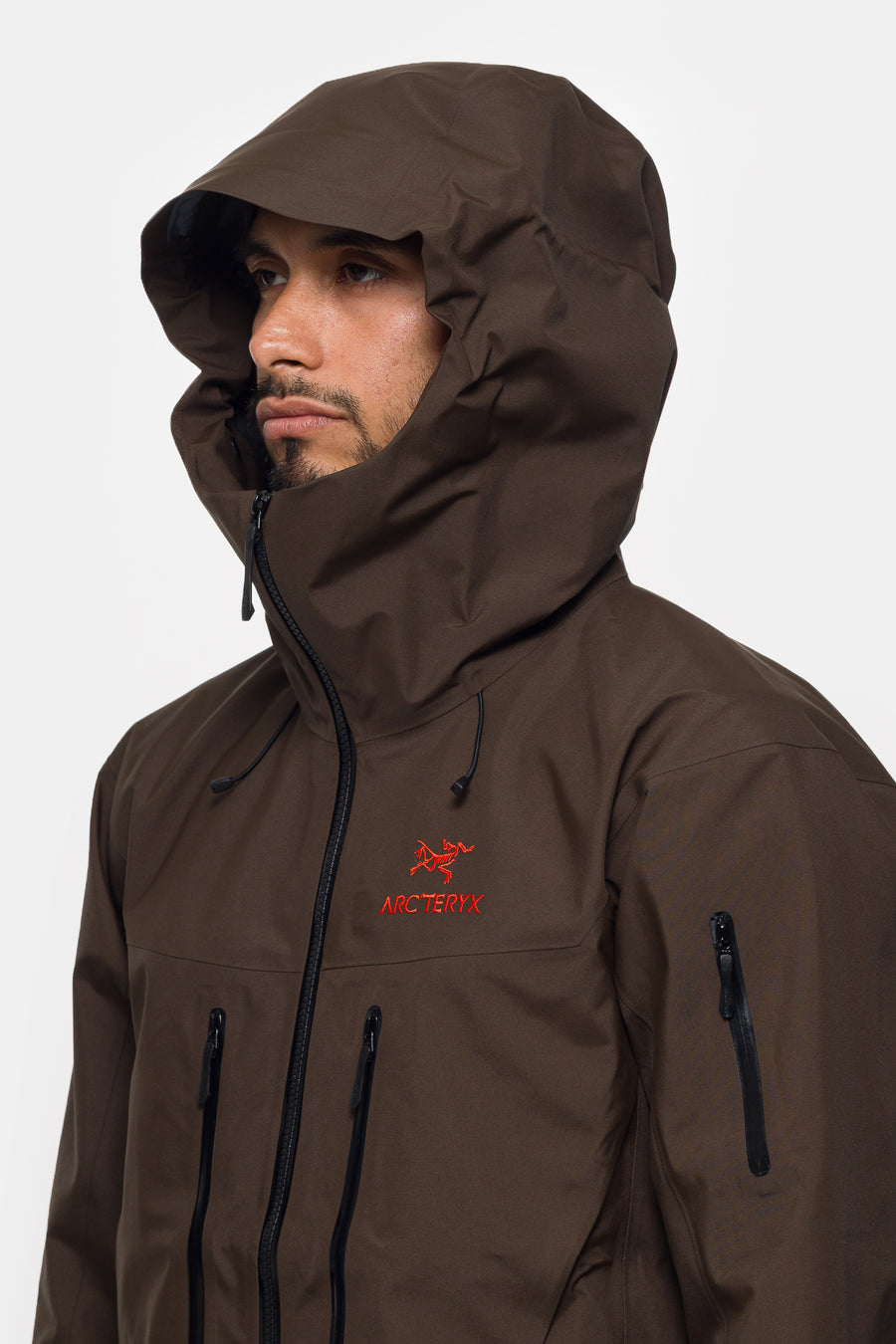 Arc'teryx Alpha SV Jacket in Carob/Black/Dynasty - Notre