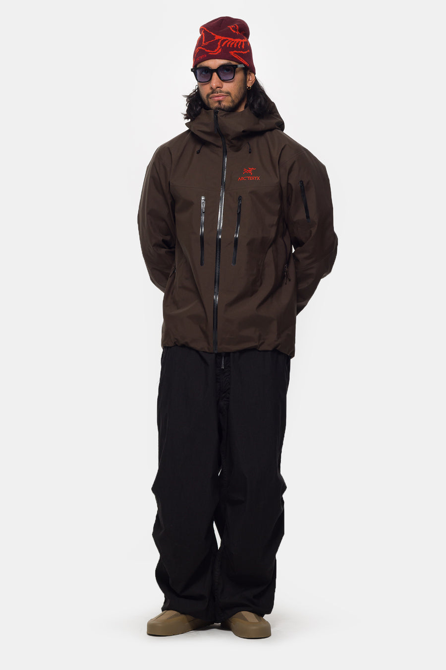 Alpha SV Jacket in Carob/Black/Dynasty