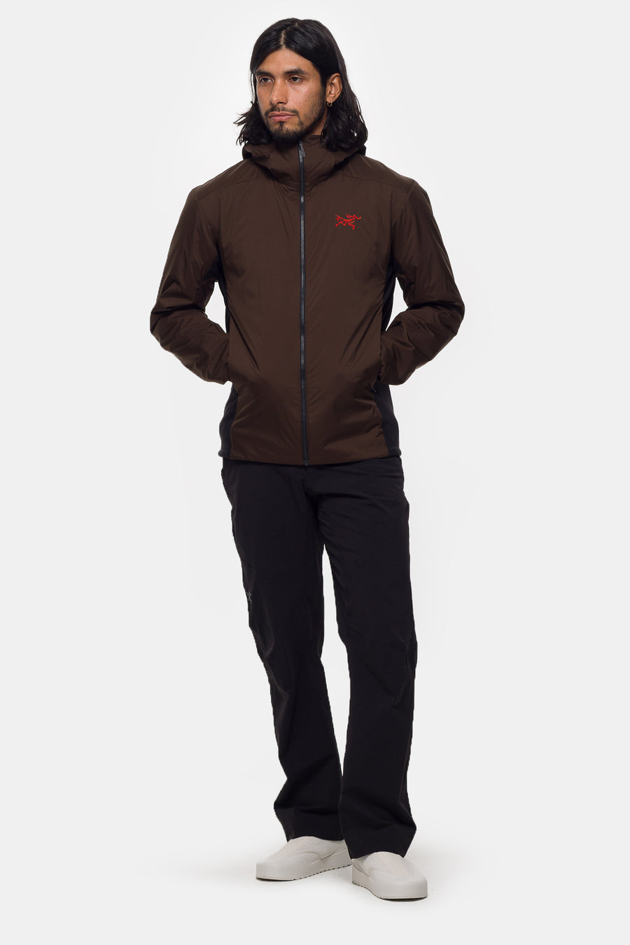 Atom Hoody in Carob/Black/Dynasty