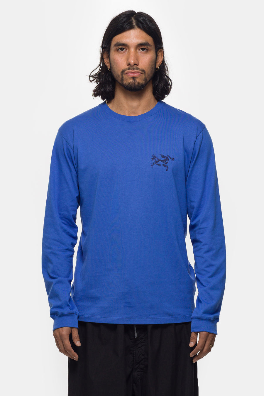 Kragg SL Cotton Long Sleeve T-Shirt in Electra/Soulsonic