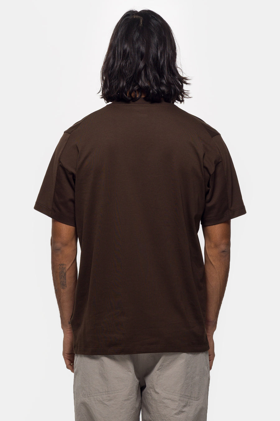 Kragg SL Cotton T-Shirt in Carob/Dynasty