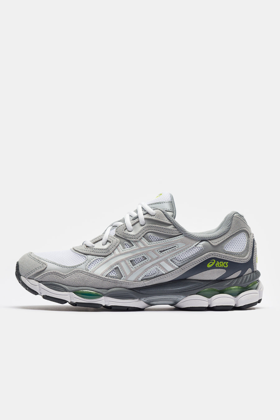 ASICS Gel-NYC Sneaker in White/Glacier Grey - Notre