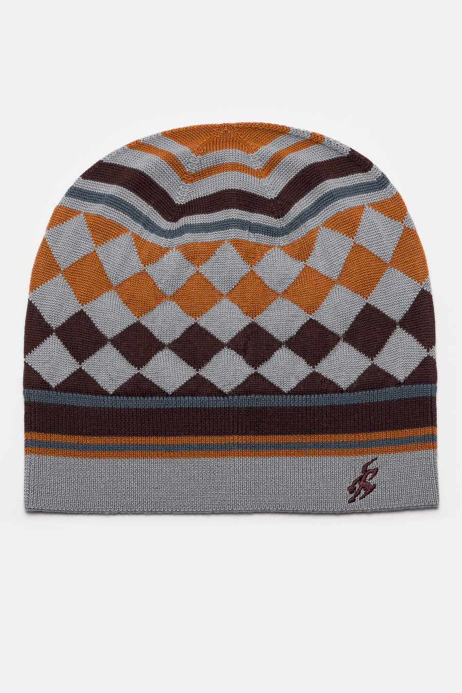 Aquifolia Knit Hat in Mist/Rust