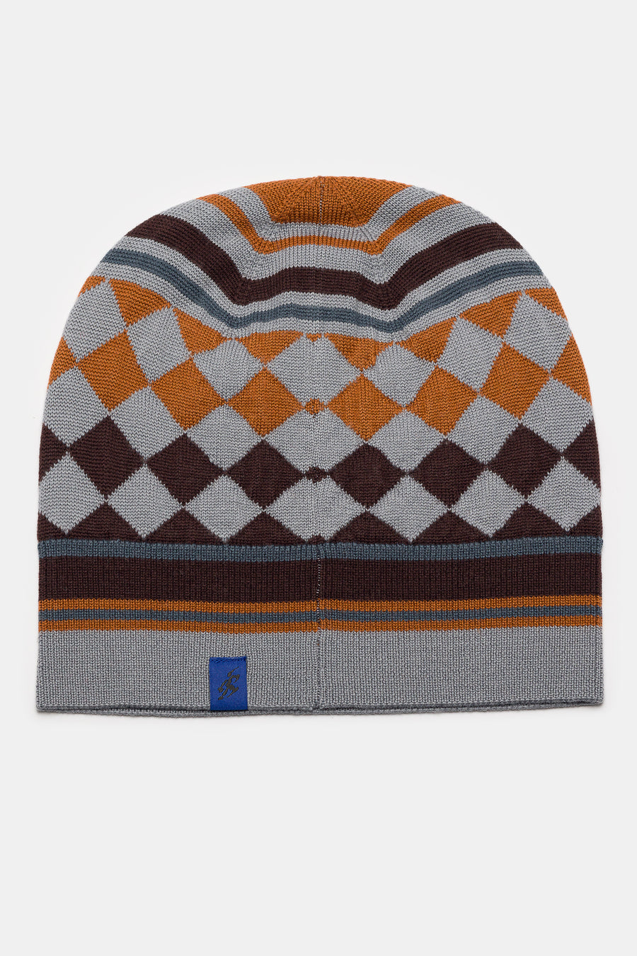 Aquifolia Knit Hat in Mist/Rust