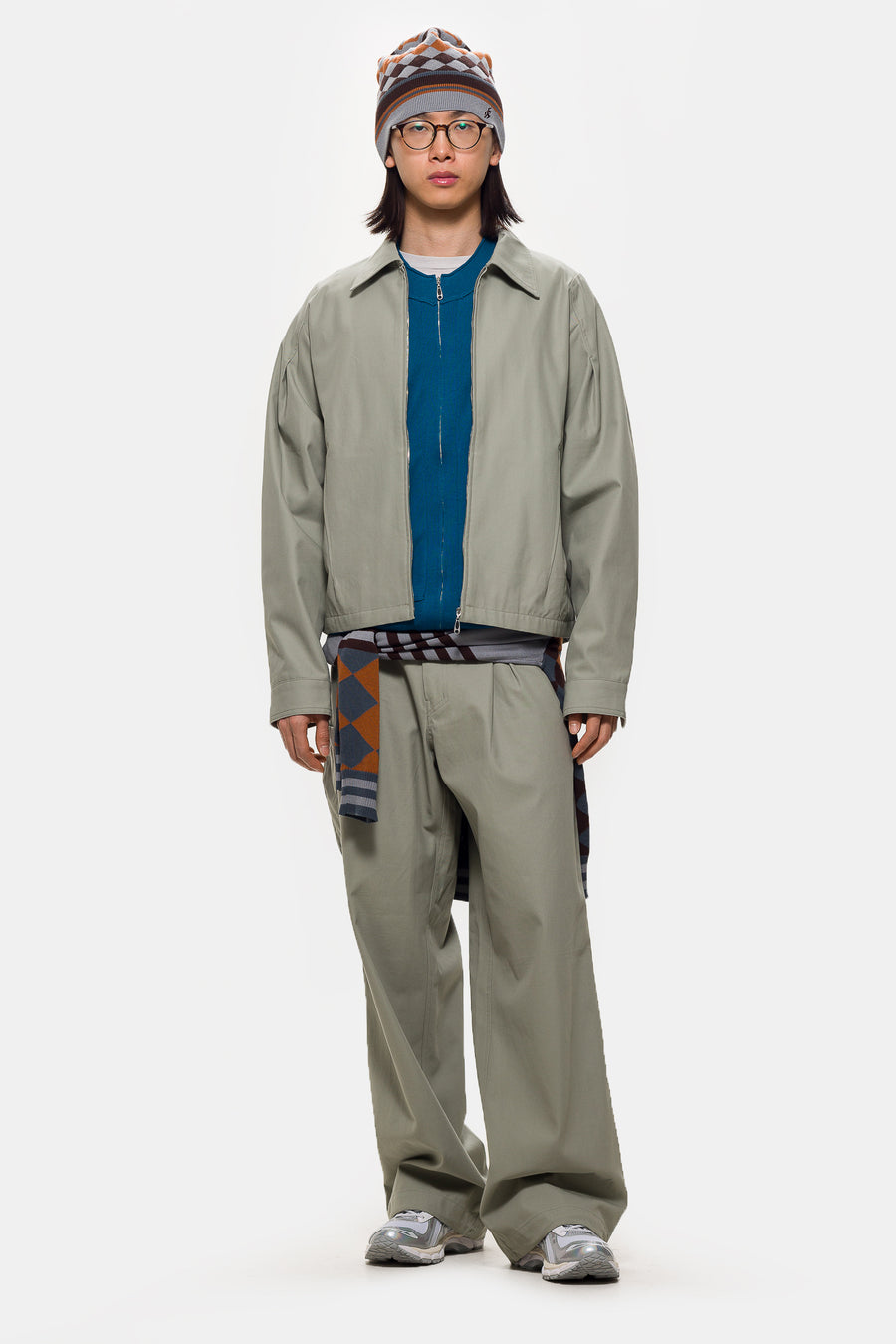 ASICS Mirbelioids Shirt Jacket in Grey - Notre