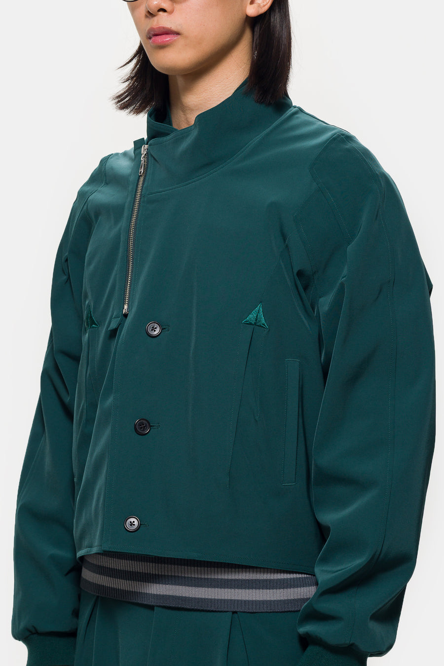 ASICS Satureja Blouson in Teal - Notre