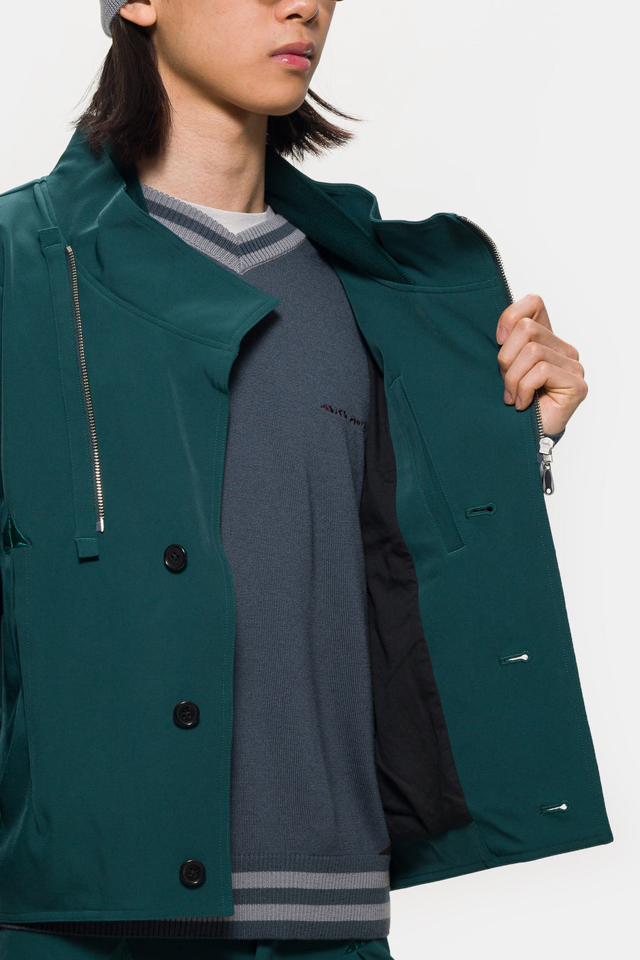 ASICS Satureja Blouson in Teal - Notre