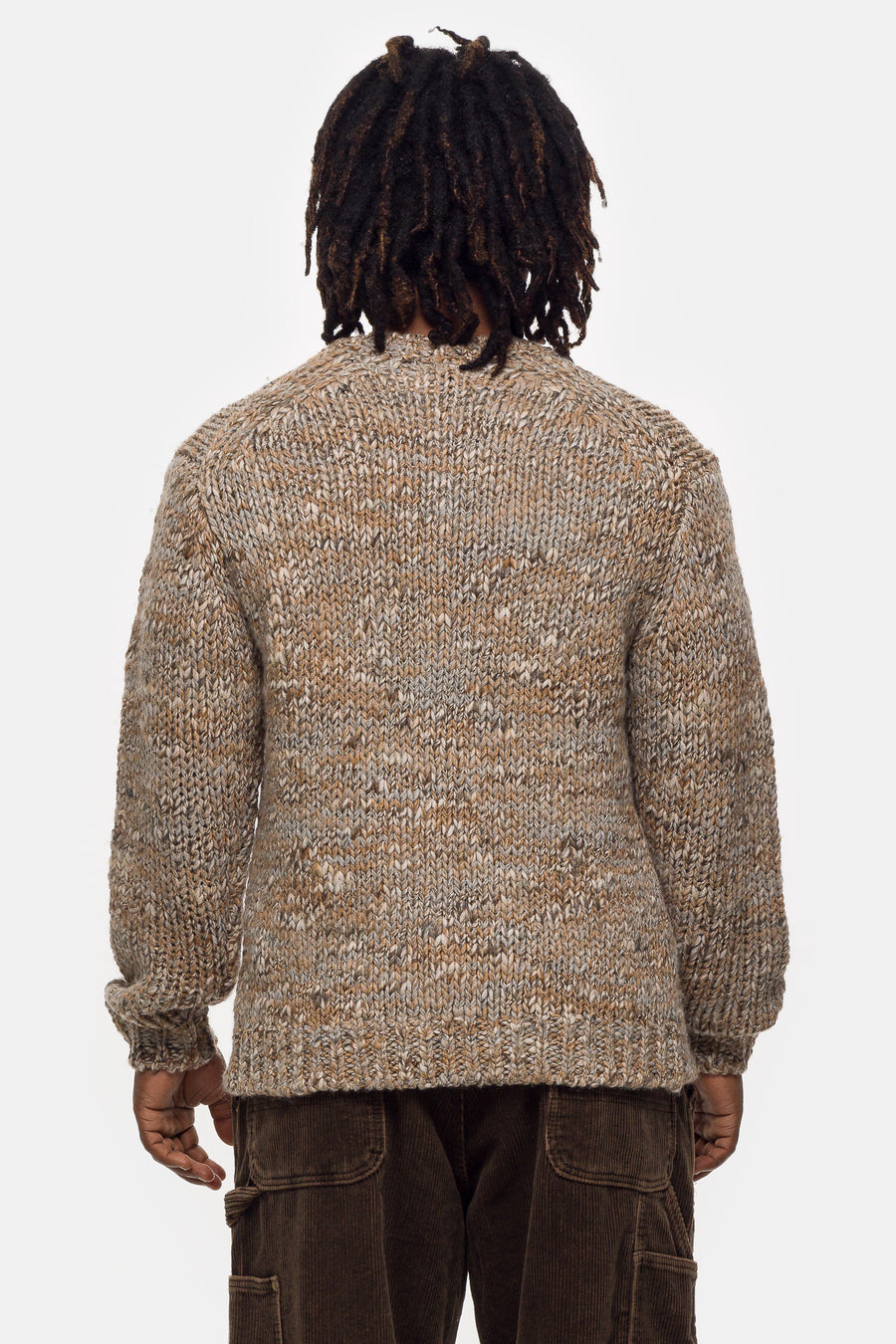 Beams Chunky Knit Sweater in Beige - Notre