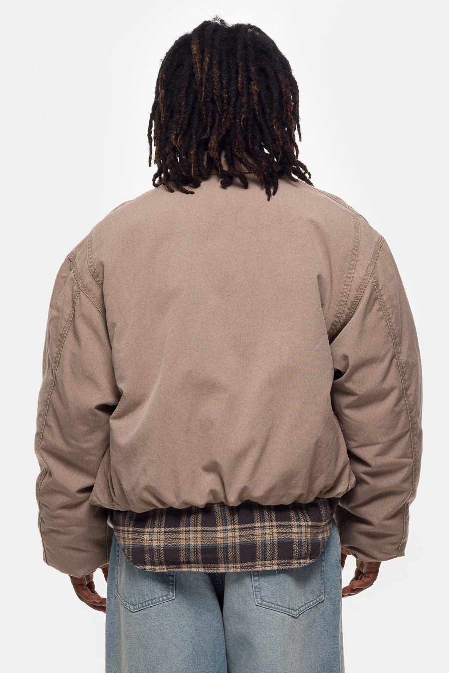 Beams Insulated Work Jacket in Tan - Notre